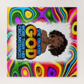 Puzzle Melanin noire poppin sista affirmation amour (Horizontal)