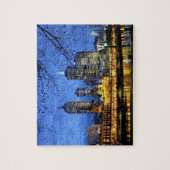 Puzzle Melbourne, Australie. Une vue nocturne sur (Vertical)