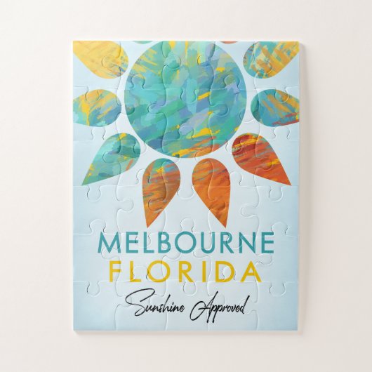 Puzzle Melbourne Floride Sunshine Travel (Vertical)