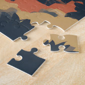 Puzzle Melbourne poster vintage (Côté)
