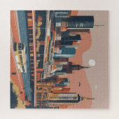 Puzzle Melbourne poster vintage (Horizontal)