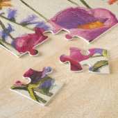 Puzzle Mélodie pourpre et orange de pavot (Côté)