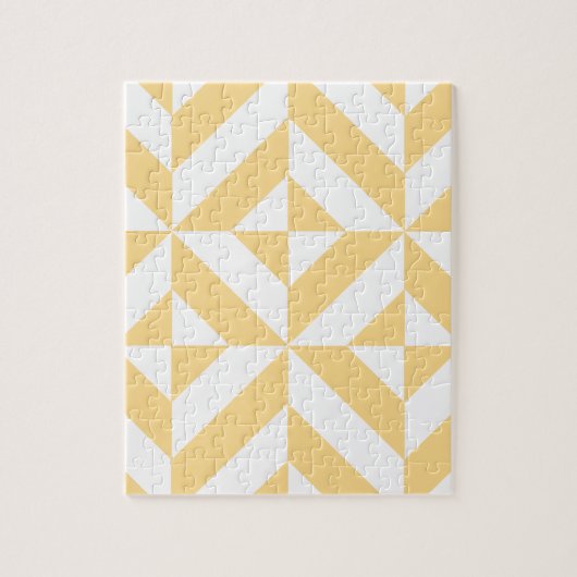 Puzzle Melon Art Déco Géométrique (Vertical)