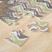 Puzzle Melon Brandy Scribble ZigZag Motif (Côté)