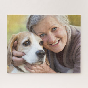 Puzzle Mémé et chien