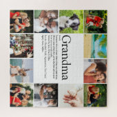 Puzzle Mémé, Grand-mère Définition 12 Collage de photos (Horizontal)