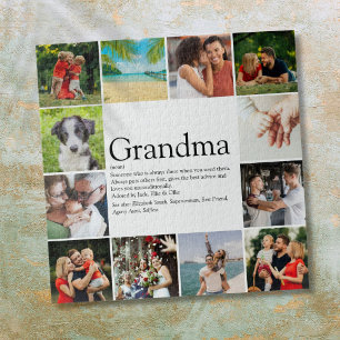 Puzzle Mémé, Grand-mère Définition 12 Collage de photos