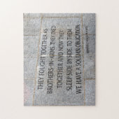 Puzzle Mémorial des anciens combattants de la Seconde Gue (Vertical)