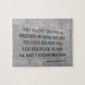 Puzzle Mémorial des anciens combattants de la Seconde Gue (Horizontal)