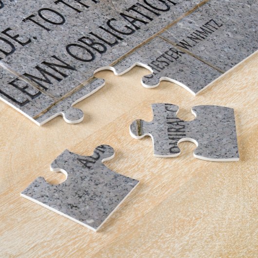 Puzzle Mémorial des anciens combattants de la Seconde Gue (Côté)