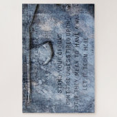 Puzzle Memorial Plague Lexington Massachusetts (Vertical)