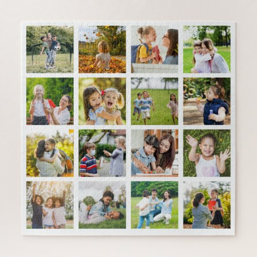 Puzzle Memories in Motion : personnalisable 16 Photo Coll (Vertical)