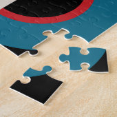 Puzzle Memphis Abstrait : Style Vintage géométrique. (Côté)