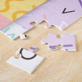 Puzzle Memphis coloré (Côté)