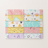 Puzzle Memphis coloré (Horizontal)