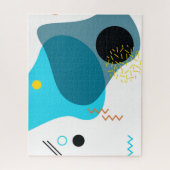 Puzzle Memphis, cool, tendance, urbain, illustration mode (Vertical)