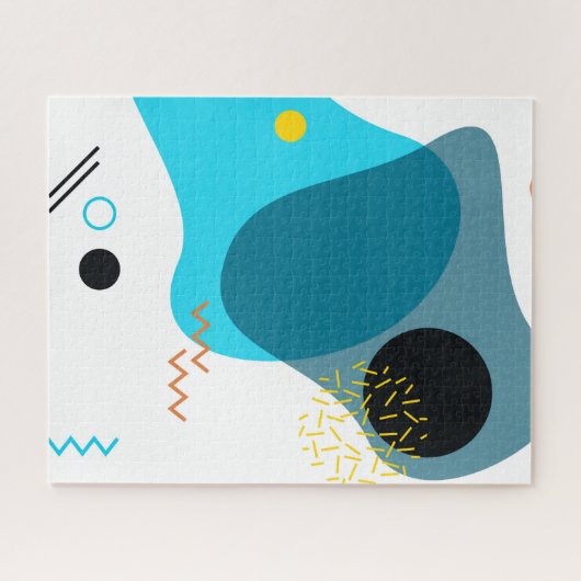 Puzzle Memphis, cool, tendance, urbain, illustration mode (Horizontal)
