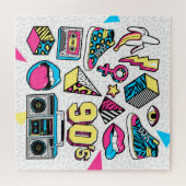 Puzzle Memphis Mode : 80s-90s Badge Mix. (Horizontal)