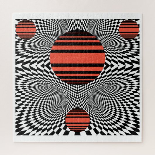 Puzzle Memphis OpArt (Vertical)
