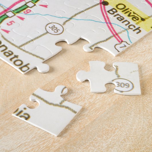 Puzzle Memphis, Tennessee (Côté)