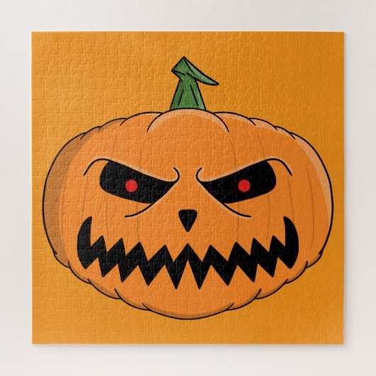 Puzzle Menacer Jack O'Lantern Halloween (Vertical)