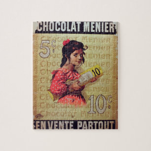 Puzzle "Menier Chocolat", en vente partout (lithium de
