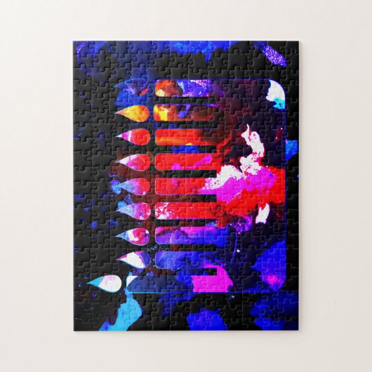 Puzzle Menorah miraculeuse (Vertical)