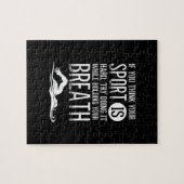 Puzzle Mens Swimmer Swimmer pratique de natation (Horizontal)