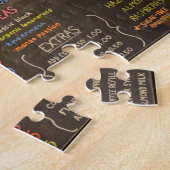 Puzzle Menu de café-restaurant - 8x10 - 110 PCs (Côté)