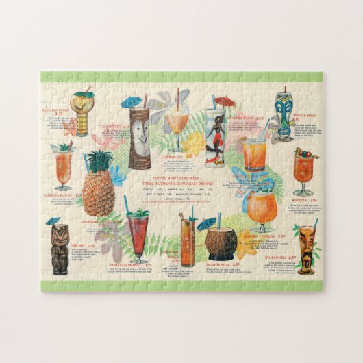 Puzzle Menu Tiki classique (Horizontal)