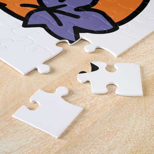 Puzzle Meow-Loween - Cute Halloween Conception Chat (Côté)