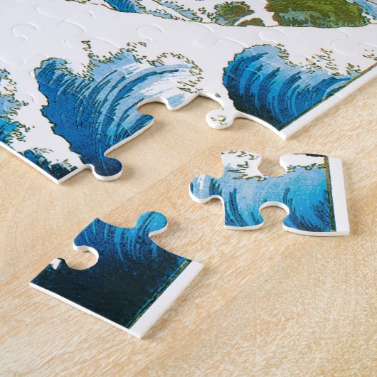 Puzzle Mer à Satta dans la province de Suruga par Ando Hi (Côté)