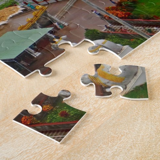 Puzzle Mer arabe de Murudeshwar Karnataka Gopuram Konkan. (Côté)