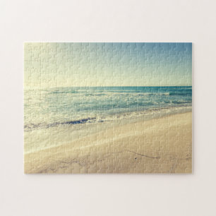 Puzzle Mer en hiver