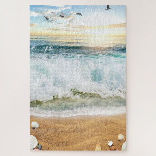 PUZZLE MER ET PLAGE DE SABLE