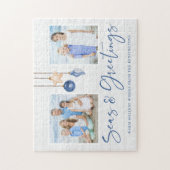 Puzzle Mer et salutations Coastère Bois de vacances Photo (Vertical)