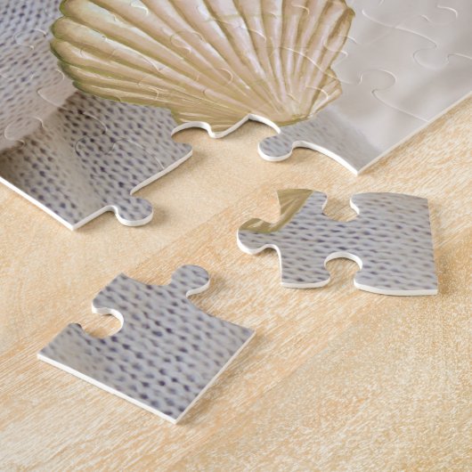 Puzzle Mer et salutations Plage Photo Noël (Côté)