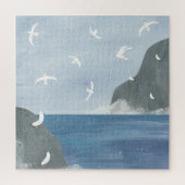 Puzzle Mer froide et mouettes (Vertical)