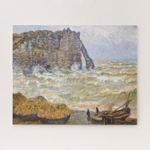 Puzzle Mer orageuse à É tretat   Monet  