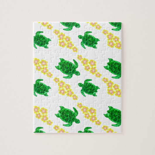 Puzzle Mer verte Turltes (Vertical)