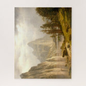 Puzzle Merced River-Yosemite Valley, Albert Bierstadt (Vertical)