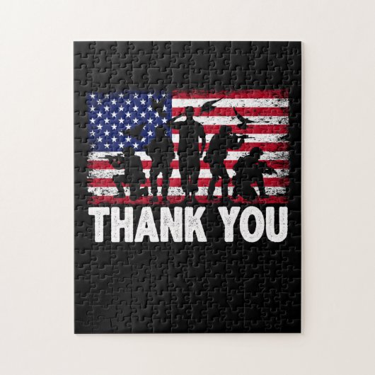 Puzzle Merci patriotique américain (Vertical)