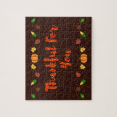 Puzzle Merci Pour Vous, Thanksgiving (Vertical)