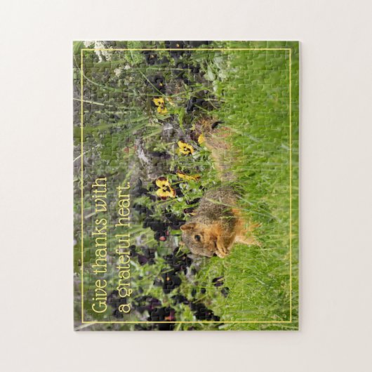 Puzzle Merci Squirrel (Vertical)