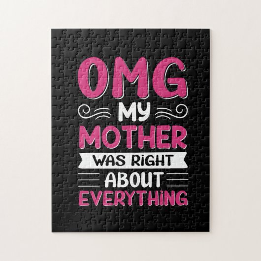 Puzzle Mère Art Ma Mère Avait Raison (Vertical)