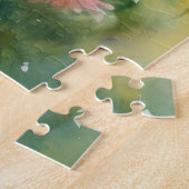 Puzzle Mère Bear Cub Champ de fleurs Peinture (Côté)