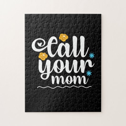 Puzzle Mère Cadeau Appelez Votre Maman (Vertical)