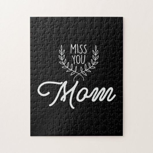 Puzzle Mère cadeau Miss You Maman (Vertical)