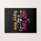 Puzzle Mère Cadeau Nap Heure Est Mon Heureuse Heure (Horizontal)