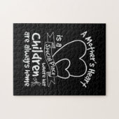 Puzzle Mère Cadeau Un coeur de mère (Horizontal)